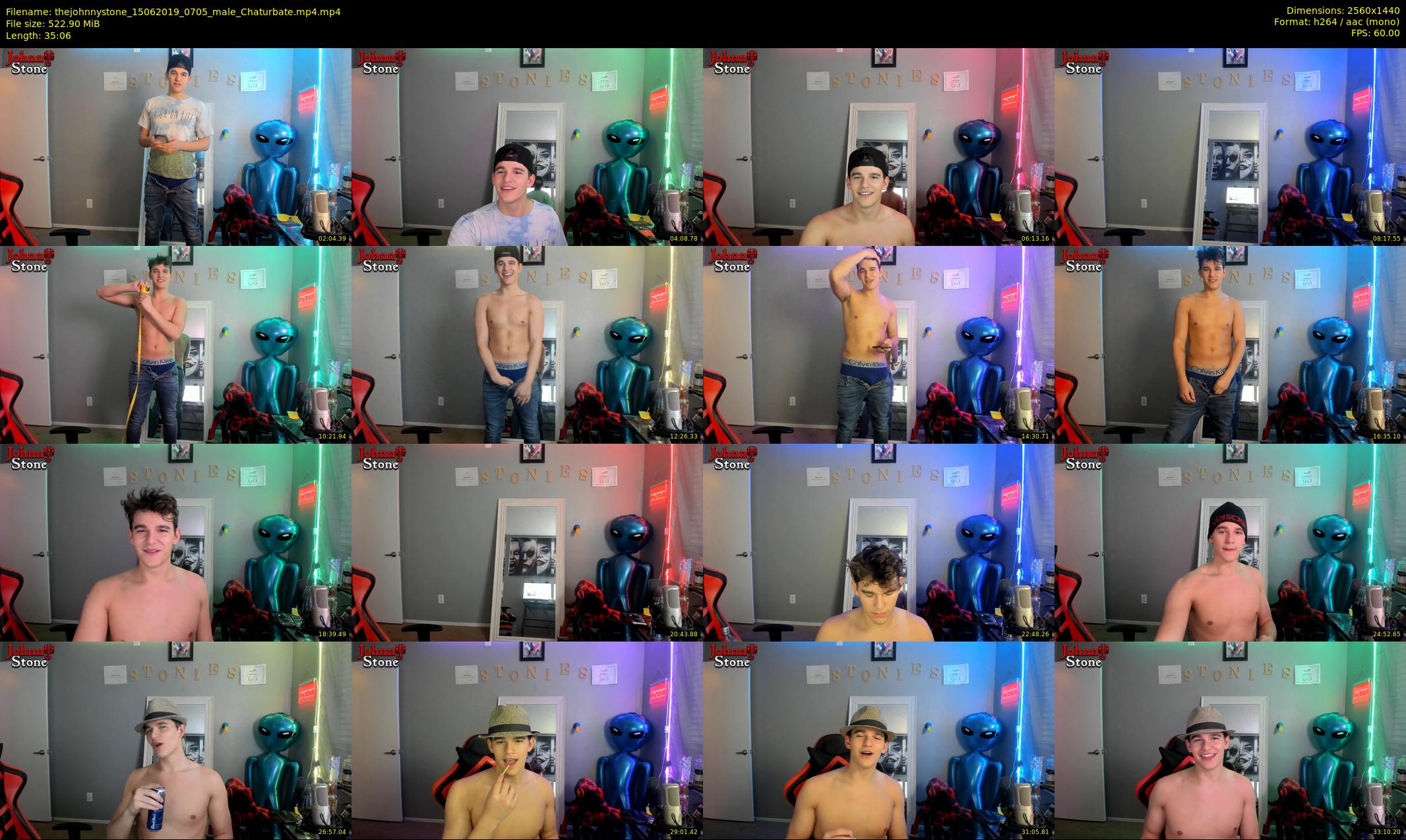 thejohnnystone — 36 minute Chaturbate male cam show recording, 1080p, Jun 15, 2019
