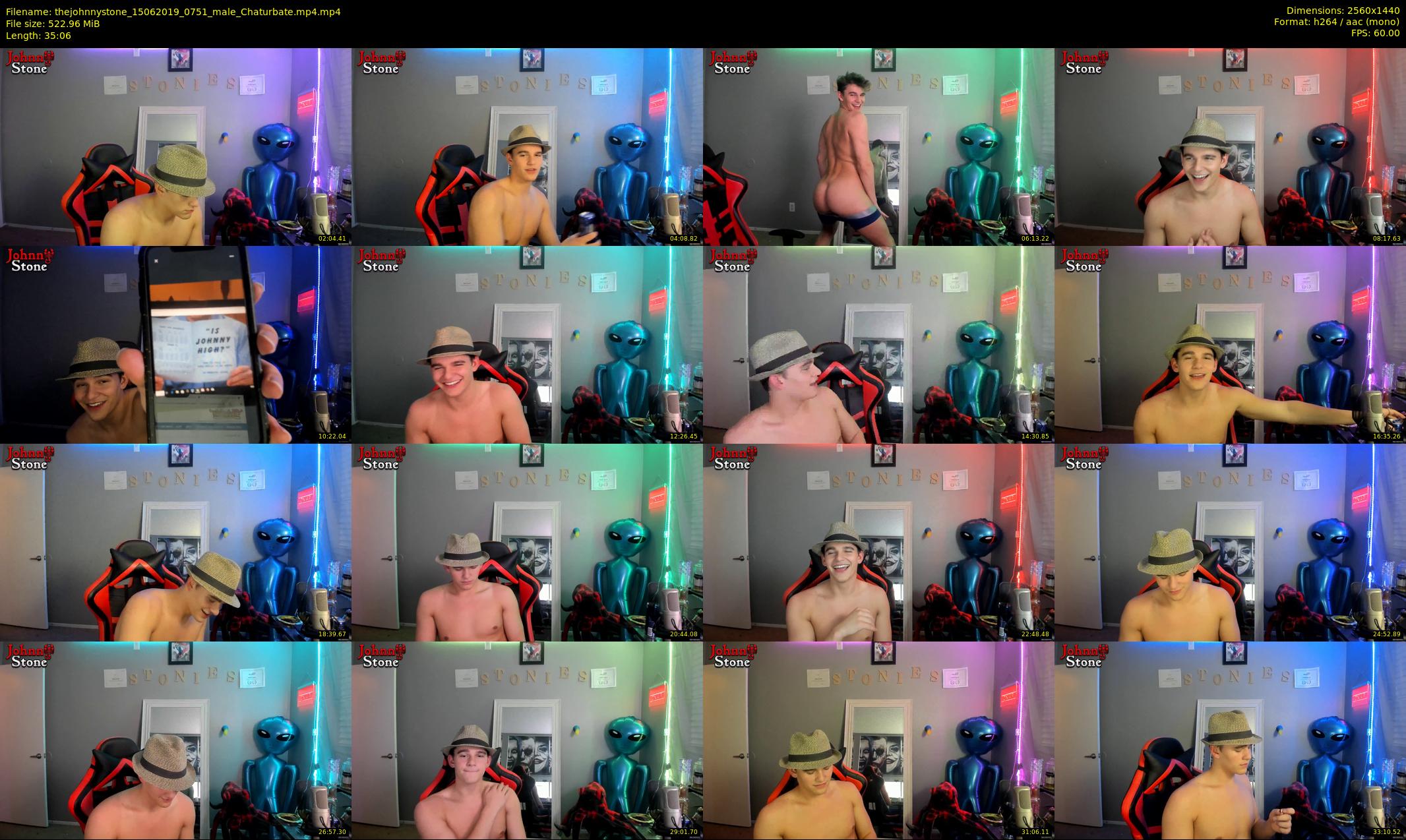 thejohnnystone — 36 minute Chaturbate male cam show recording, 1080p, Jun 15, 2019