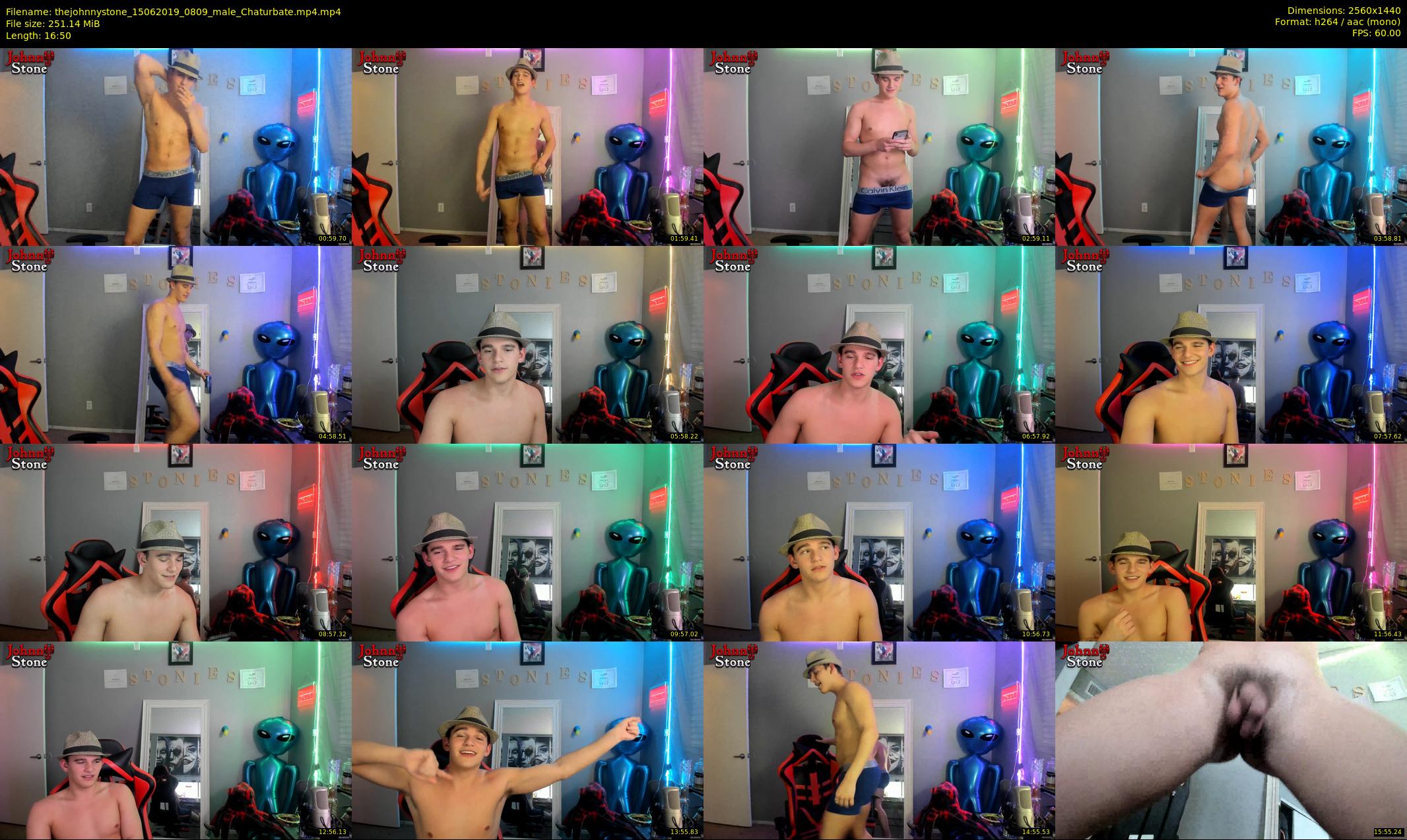 thejohnnystone — 17 minute Chaturbate male cam show recording, 1080p, Jun 15, 2019
