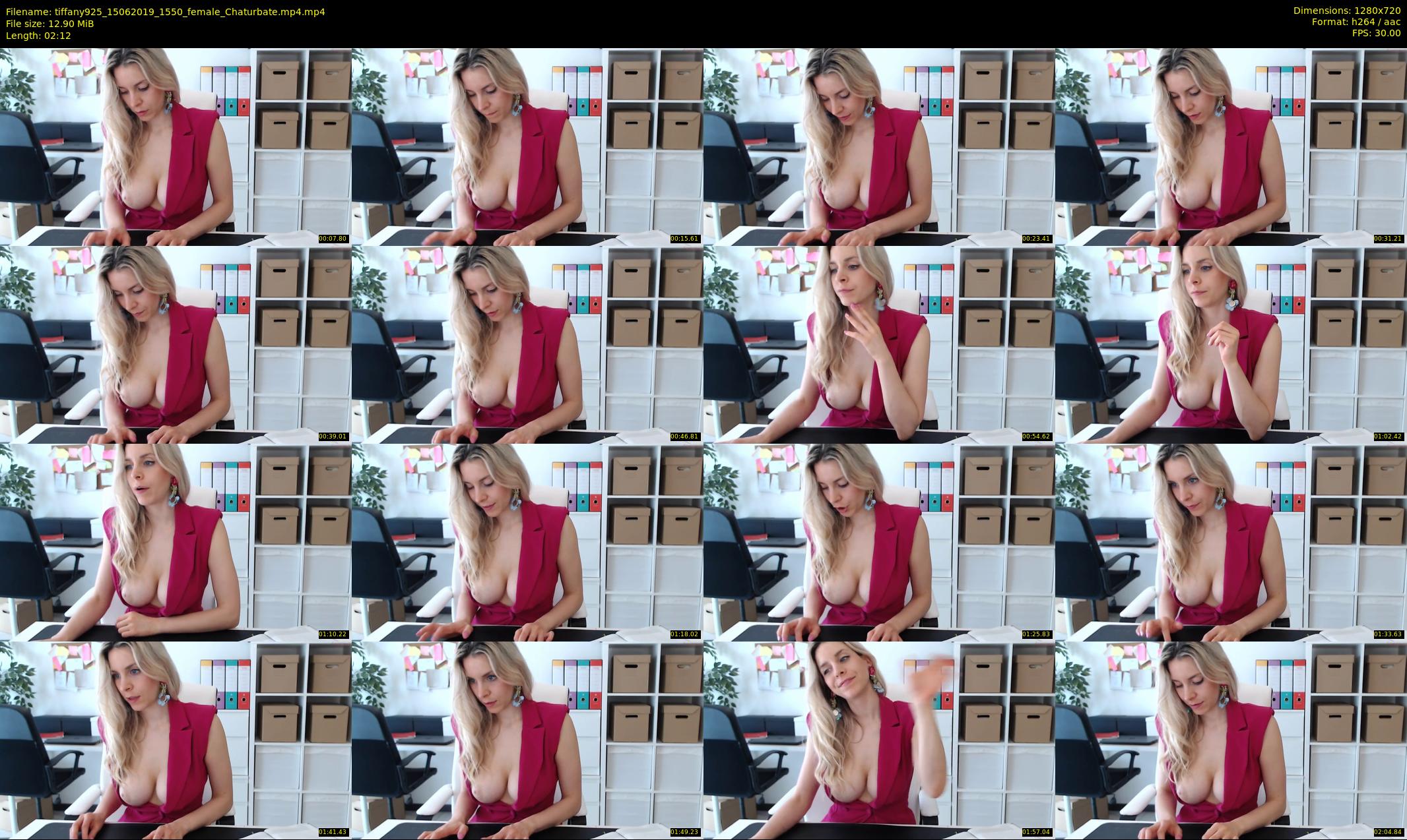 tiffany925 — 3 minute Chaturbate female cam show recording, 720p, Jun 15, 2019