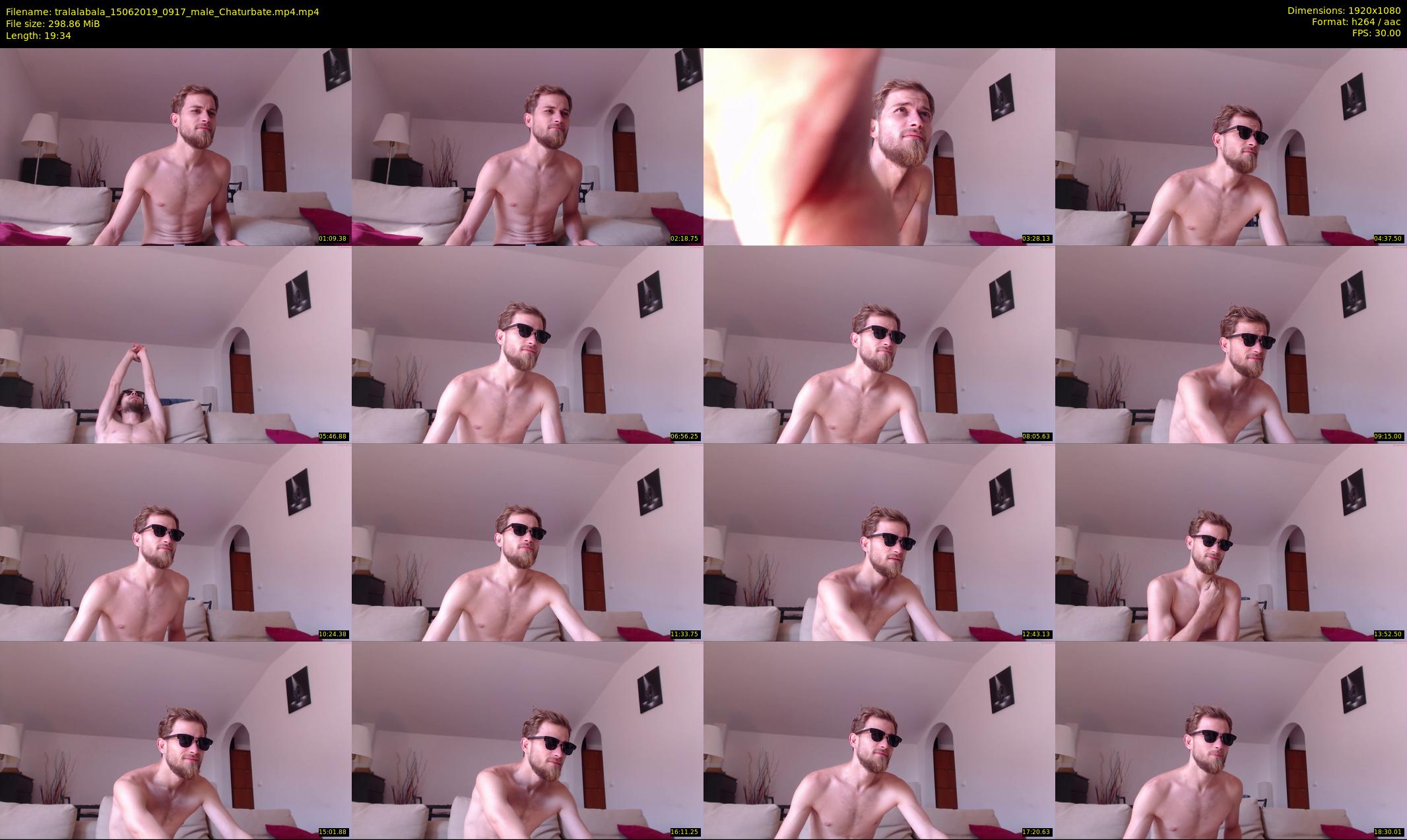 tralalabala — 20 minute Chaturbate male cam show recording, 1080p, Jun 15, 2019