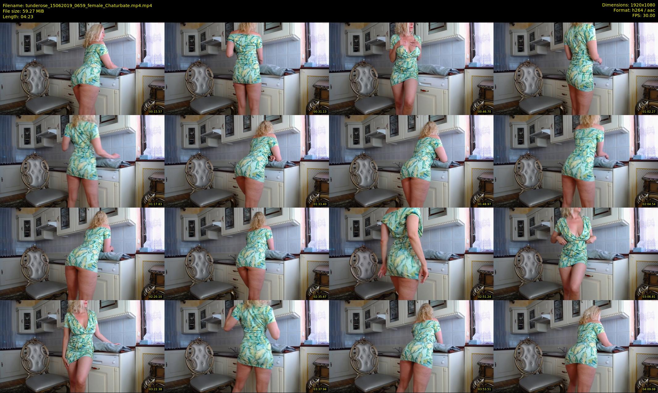 tunderose — 5 minute Chaturbate female cam show recording, 1080p, Jun 15, 2019