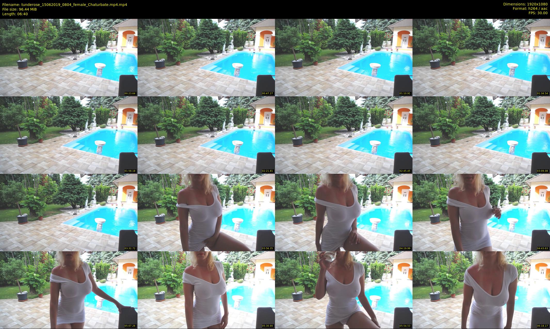 tunderose — 7 minute Chaturbate female cam show recording, 1080p, Jun 15, 2019
