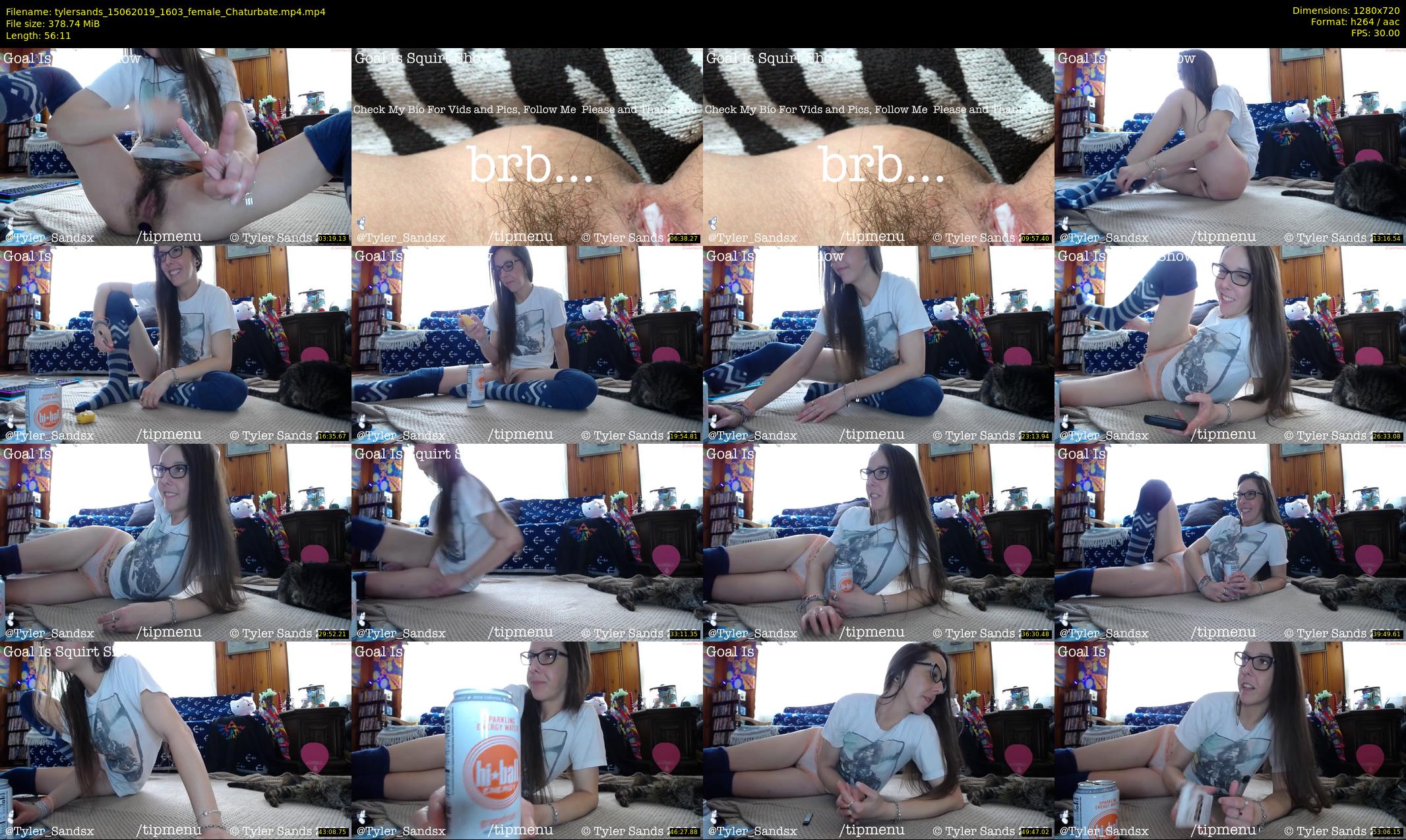 tylersands — 57 minute Chaturbate female cam show recording, 720p, Jun 15, 2019