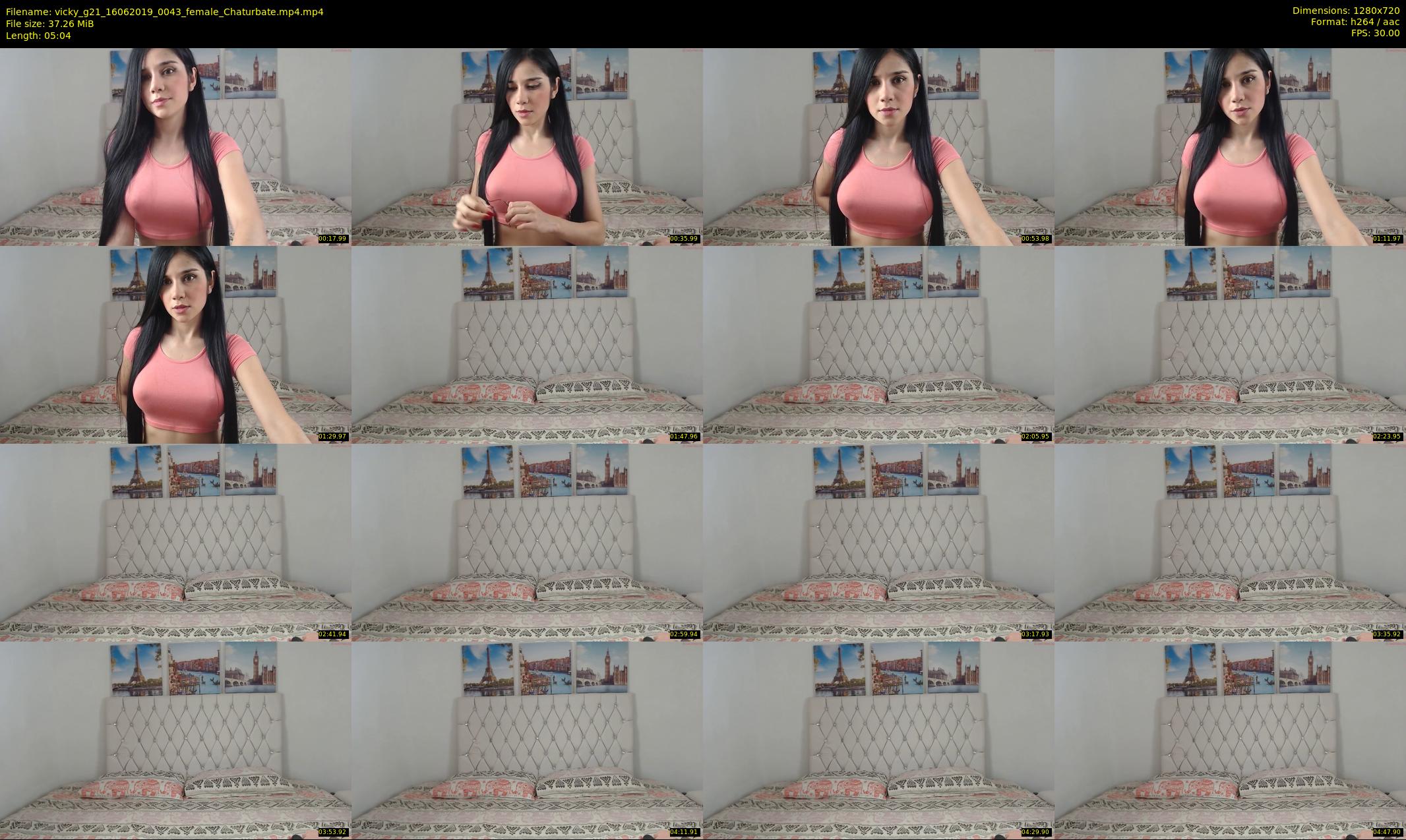 vicky_g21 — 6 minute Chaturbate female cam show recording, 720p, Jun 16, 2019