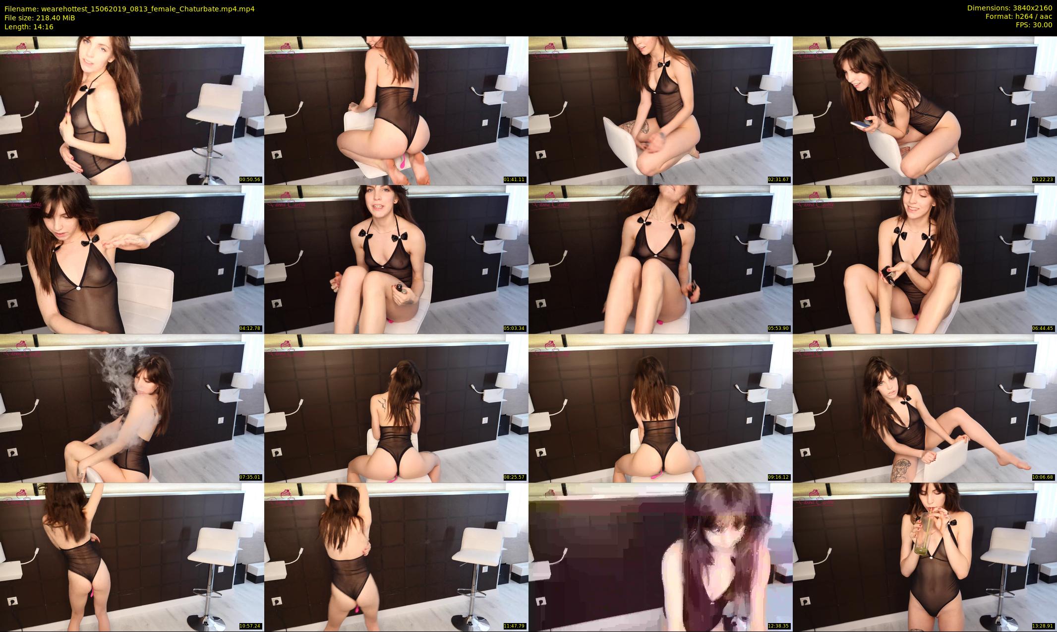 wearehottest — 15 minute Chaturbate couple cam show recording, 4K, Jun 15, 2019