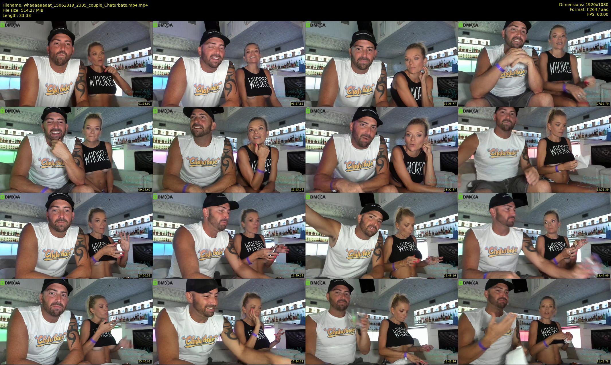 whaaaaaaaat — 34 minute Chaturbate couple cam show recording, 1080p, Jun 15, 2019