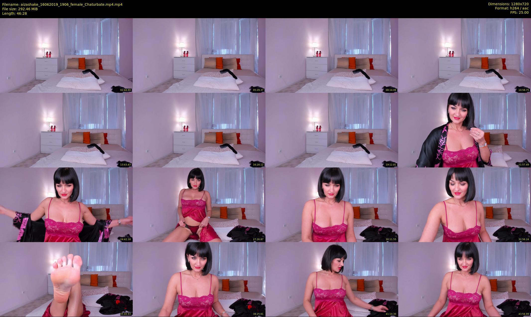 aizashake — 47 minute Chaturbate female cam show recording, 720p, Jun 16, 2019