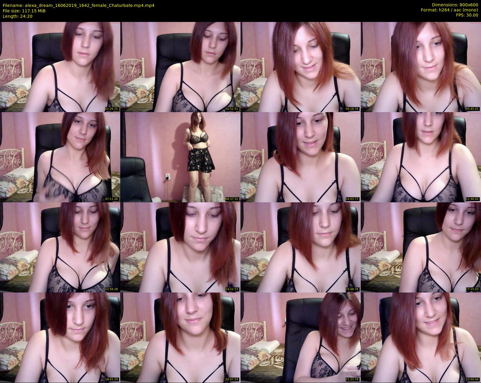 alexa_dream — 25 minute Chaturbate female cam show recording, 480p, Jun 16, 2019