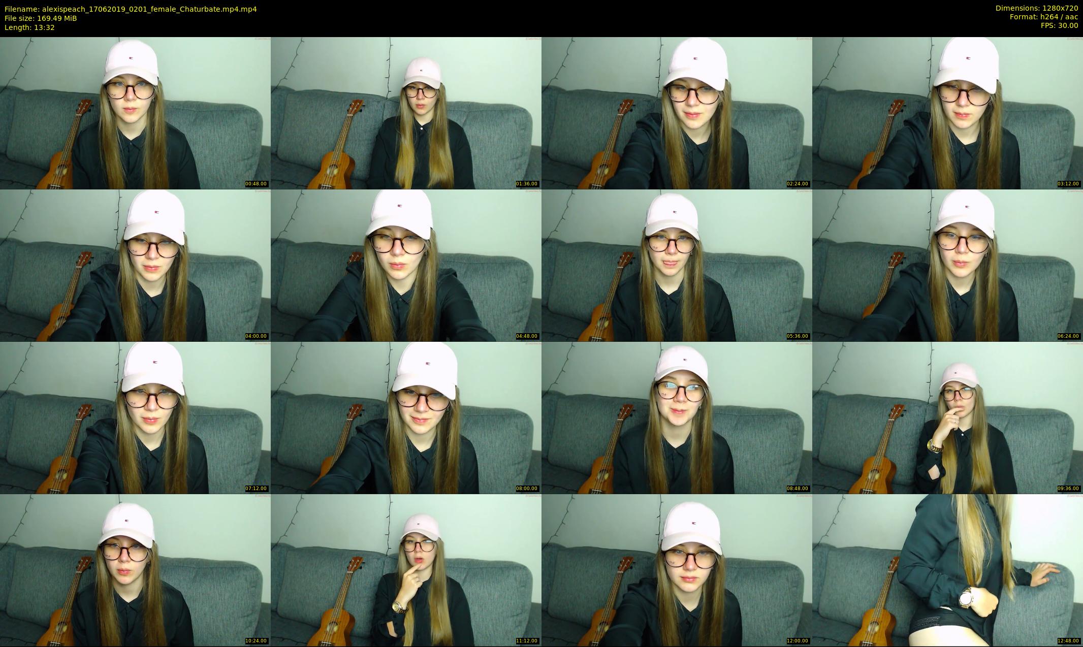 alexispeach — 14 minute Chaturbate female cam show recording, 720p, Jun 17, 2019
