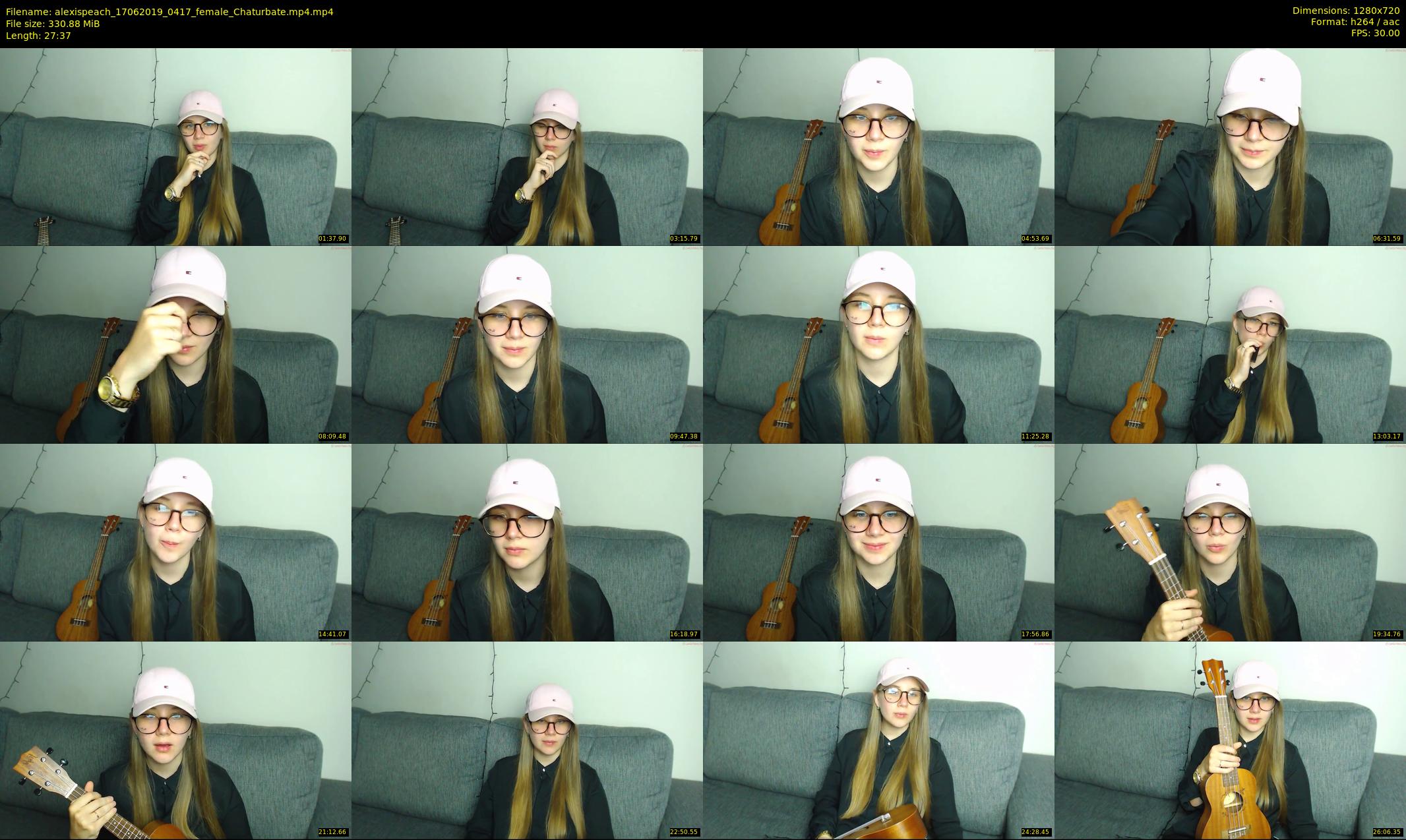 alexispeach — 28 minute Chaturbate female cam show recording, 720p, Jun 17, 2019