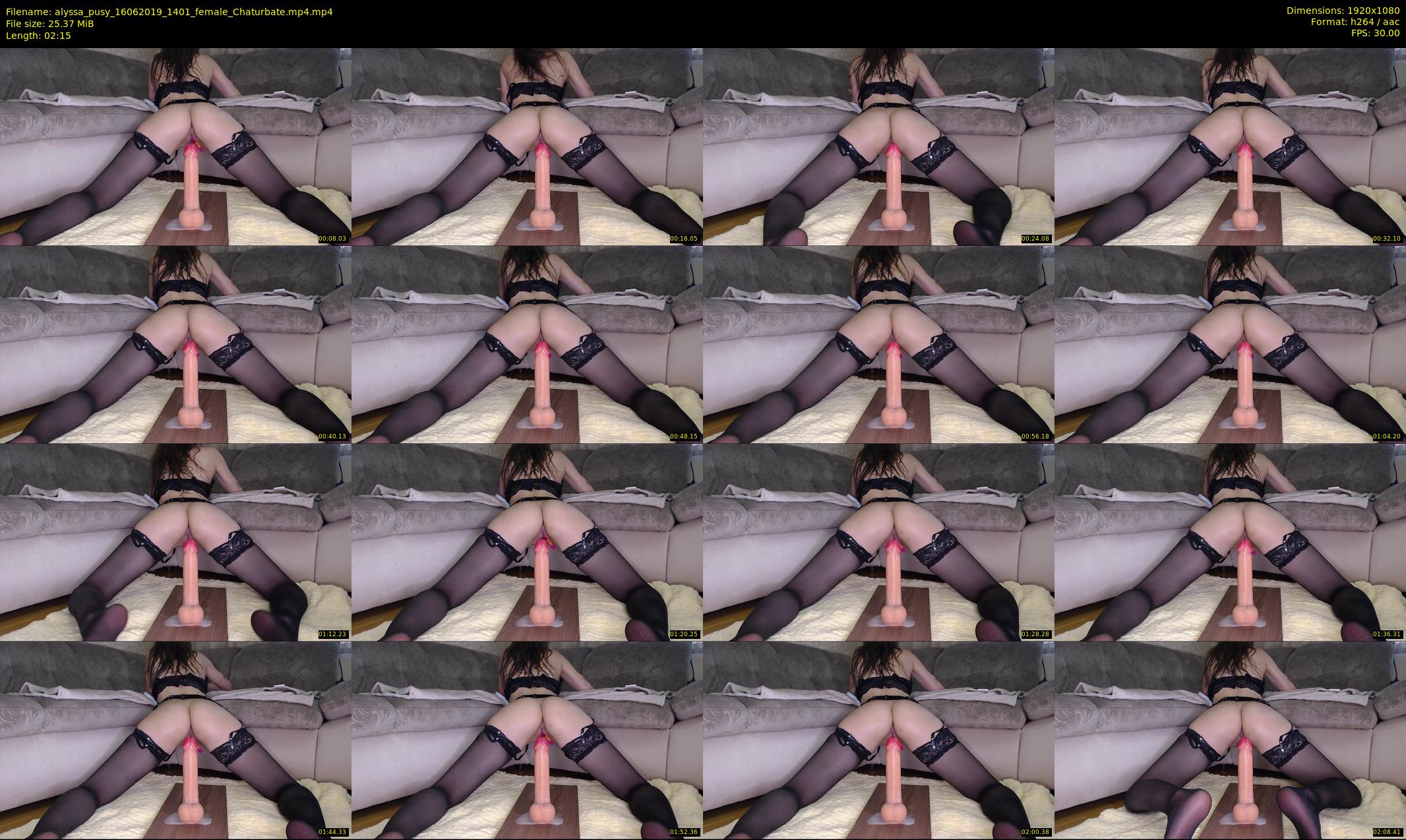 alyssa_pusy — 3 minute Chaturbate couple cam show recording, 1080p, Jun 16, 2019
