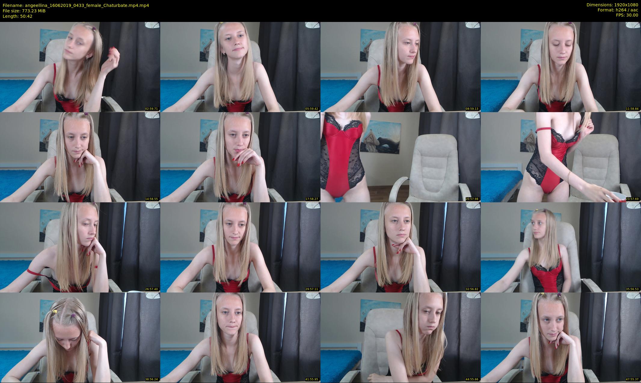 angeellina — 51 minute Chaturbate female cam show recording, 1080p, Jun 16, 2019