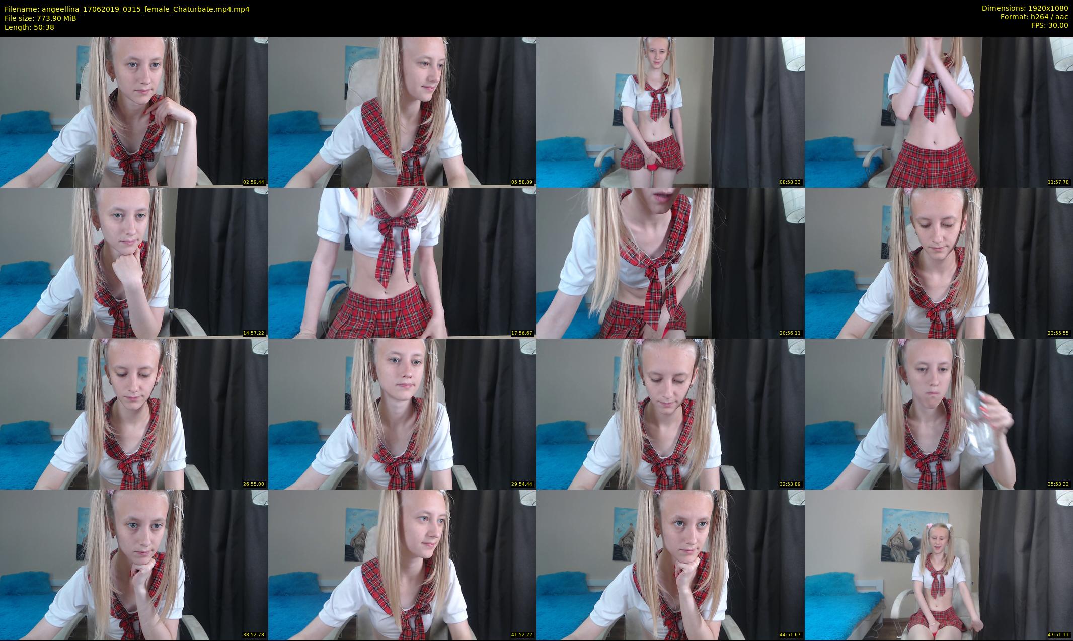 angeellina — 51 minute Chaturbate female cam show recording, 1080p, Jun 17, 2019