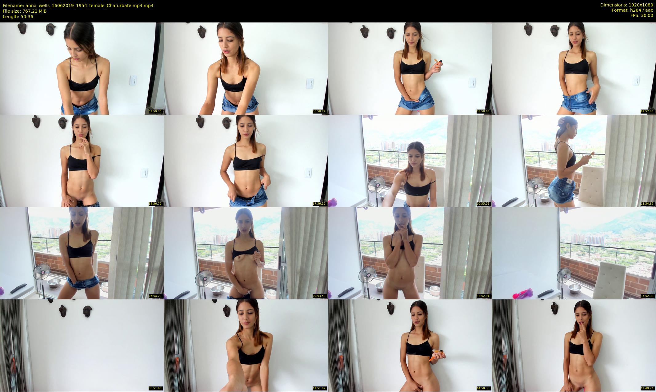 anna_wells — 51 minute Chaturbate female cam show recording, 1080p, Jun 16, 2019