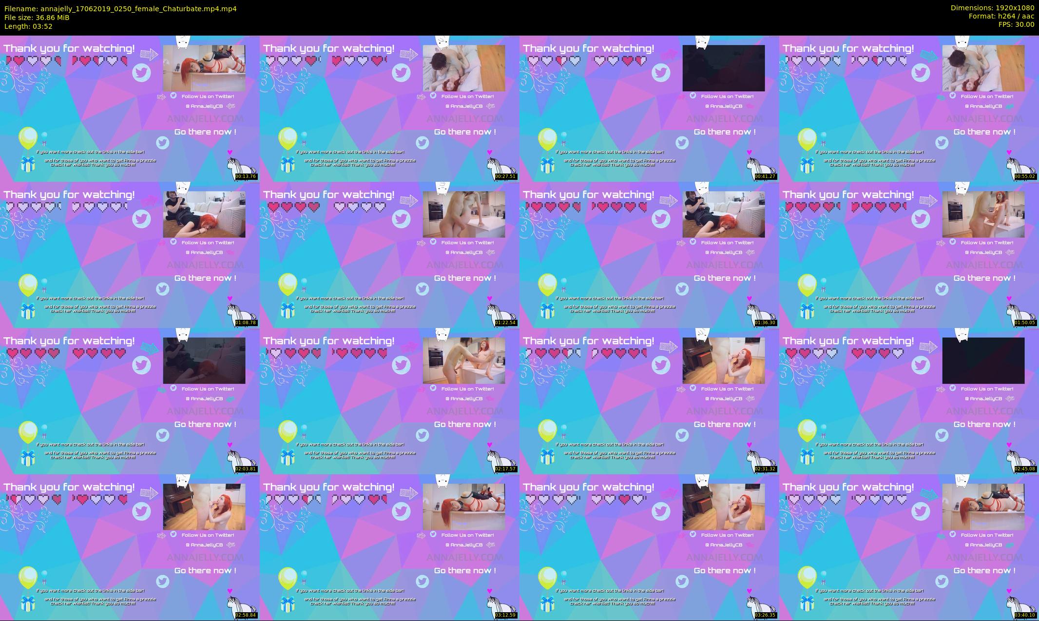 annajelly — 4 minute Chaturbate couple cam show recording, 1080p, Jun 17, 2019