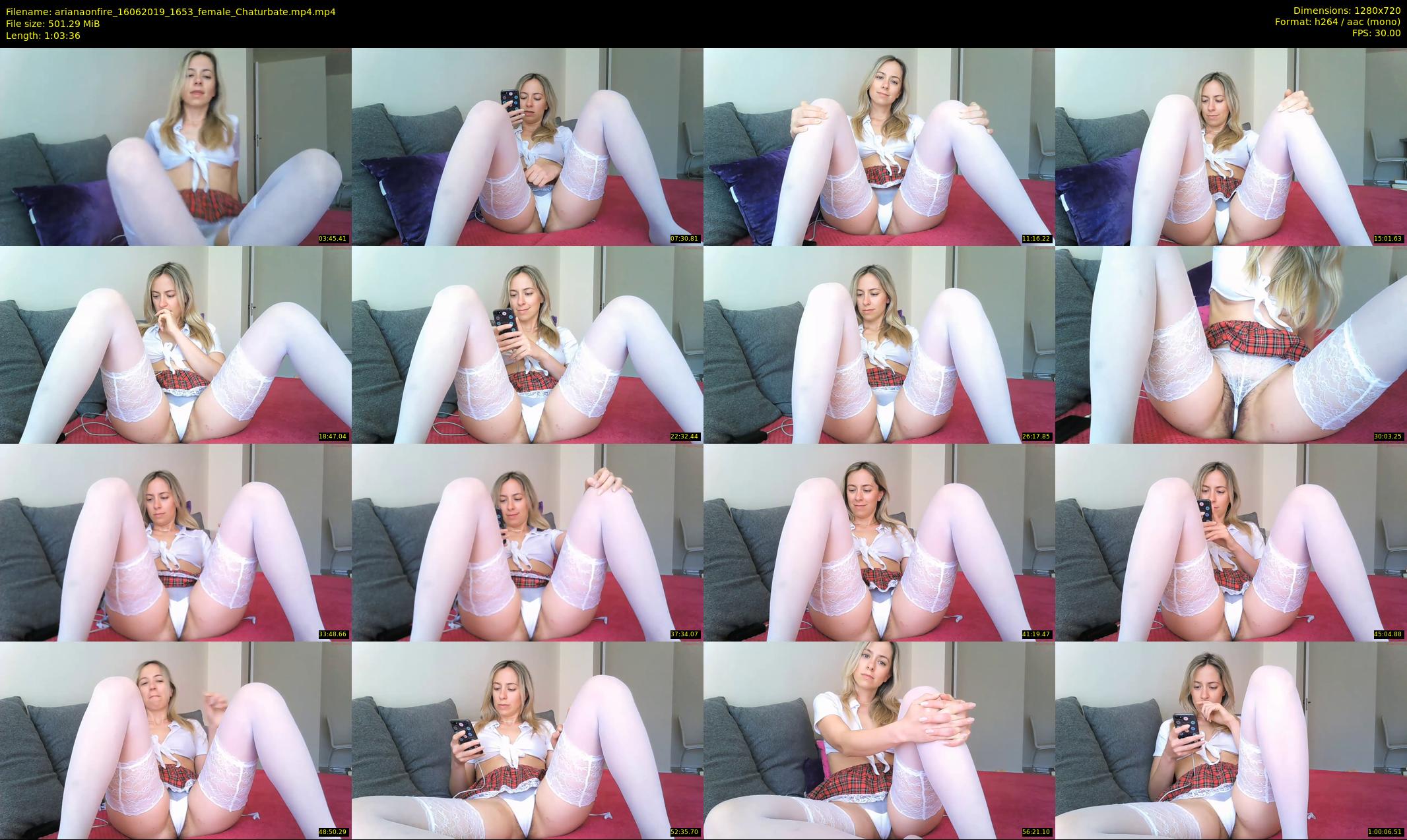 arianaonfire — 64 minute Chaturbate couple cam show recording, 720p, Jun 16, 2019