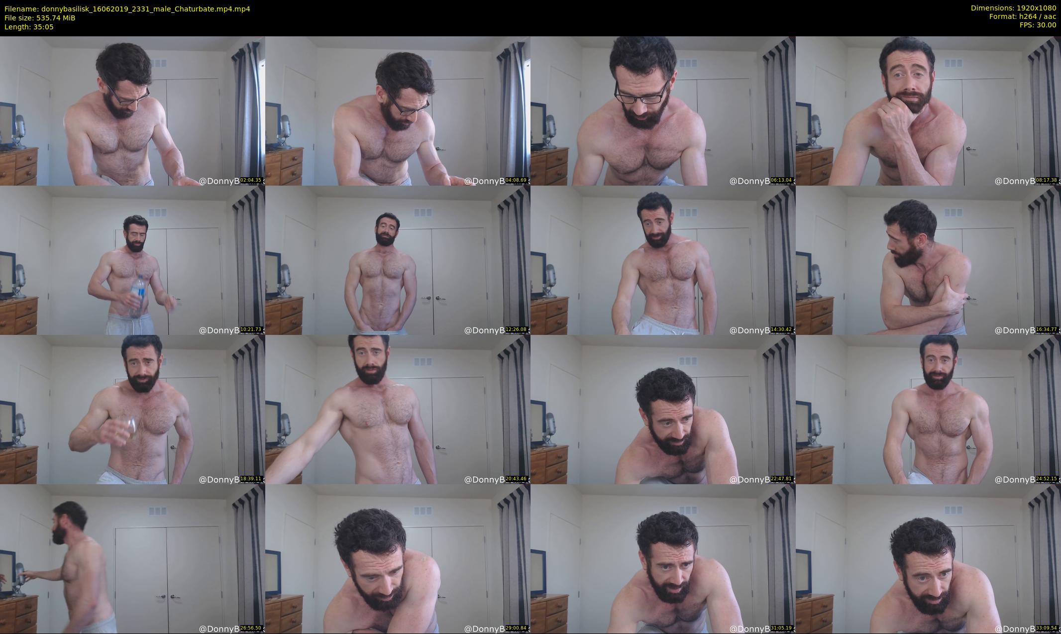 donnybasilisk — 36 minute Chaturbate male cam show recording, 1080p, Jun 16, 2019
