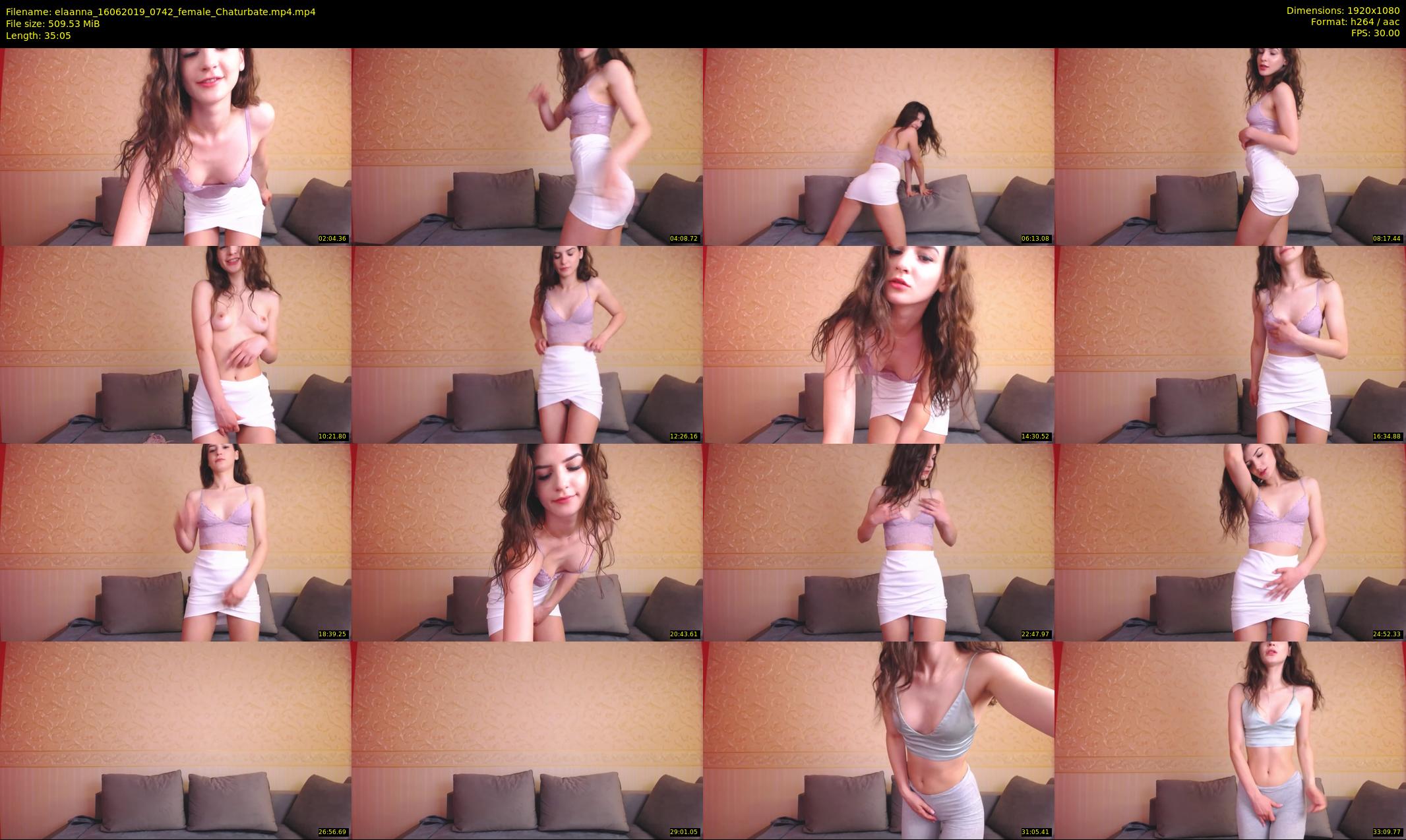 elaanna — 36 minute Chaturbate female cam show recording, 1080p, Jun 16, 2019