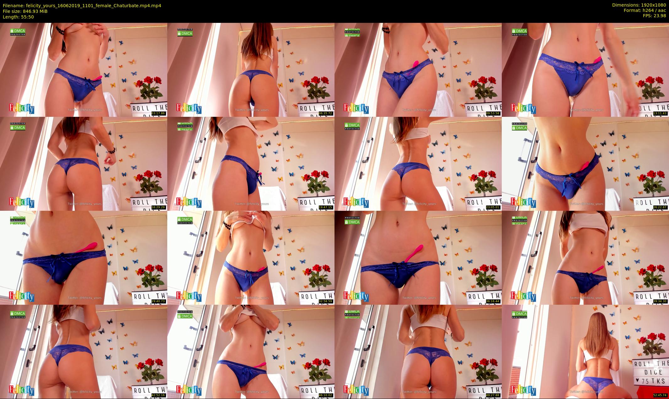 felicity_yours — 56 minute Chaturbate female cam show recording, 1080p, Jun 16, 2019