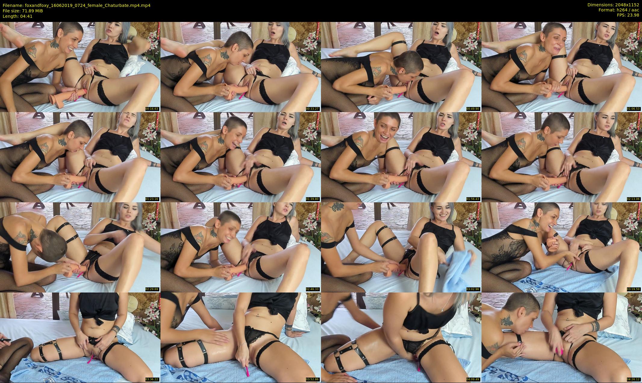 foxandfoxy — 5 minute Chaturbate couple cam show recording, 1080p, Jun 16, 2019