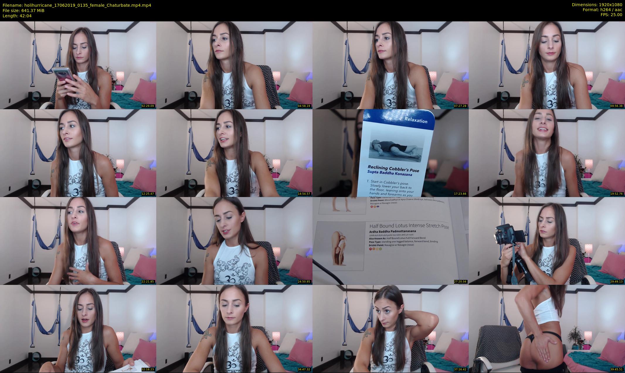 holihurricane — 43 minute Chaturbate female cam show recording, 1080p, Jun 17, 2019
