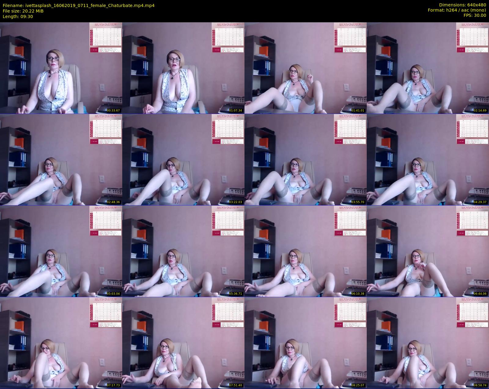 ivettasplash — 10 minute Chaturbate female cam show recording, 480p, Jun 16, 2019