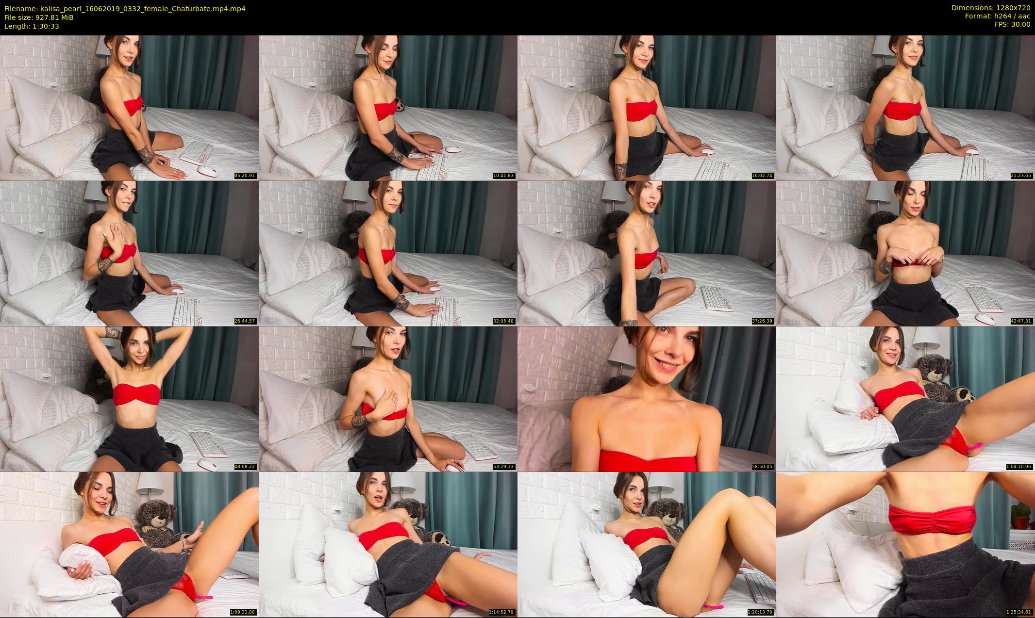 kalisa_pearl — 91 minute Chaturbate female cam show recording, 720p, Jun 16, 2019