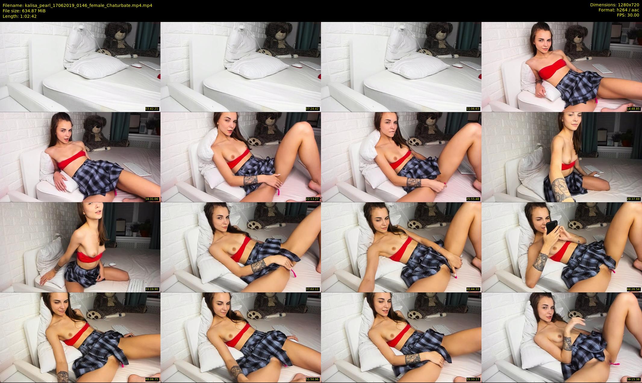 kalisa_pearl — 63 minute Chaturbate female cam show recording, 720p, Jun 17, 2019