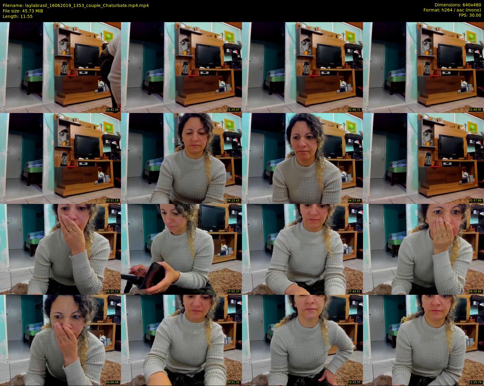 laylabrasil — 12 minute Chaturbate female cam show recording, 480p, Jun 16, 2019