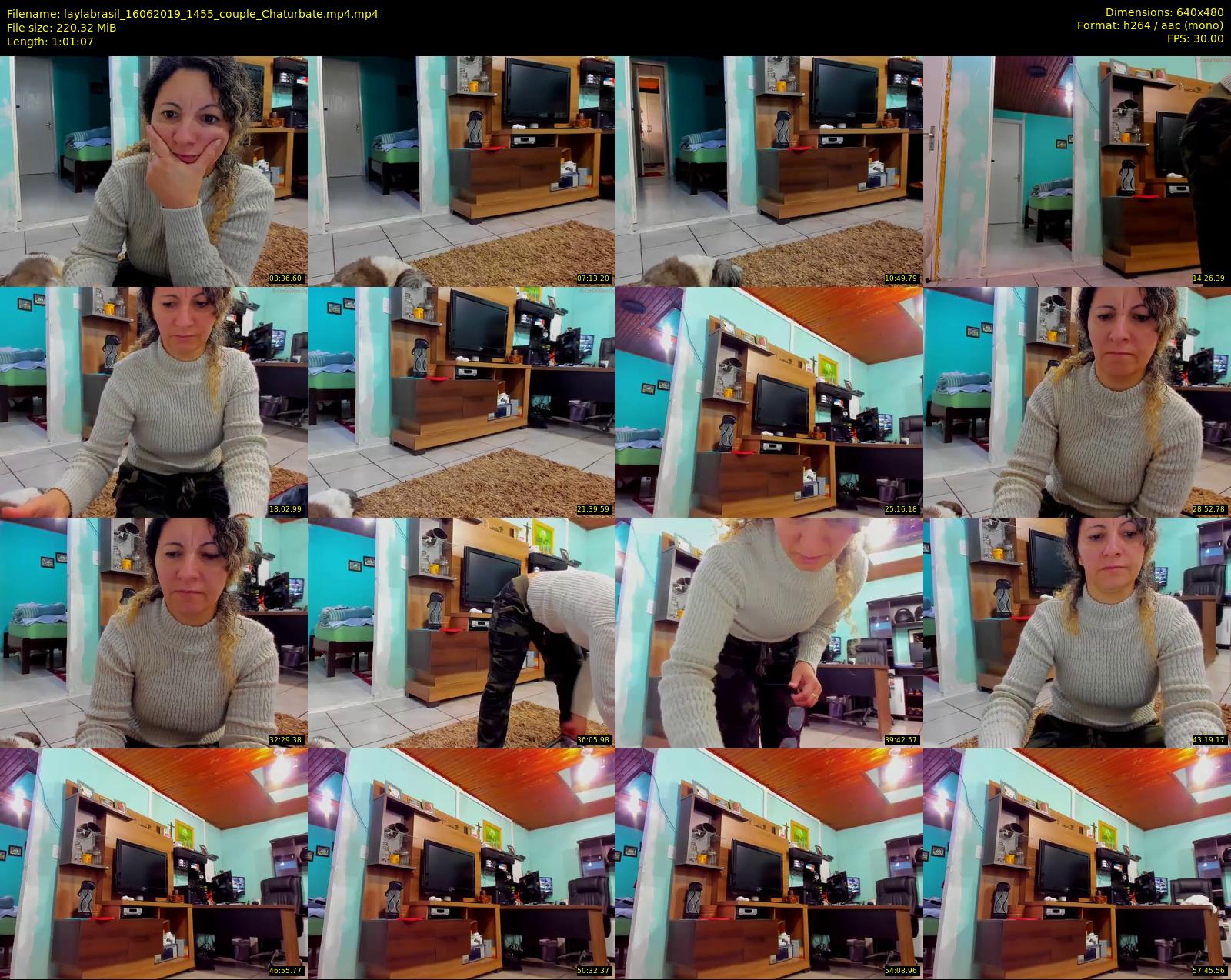 laylabrasil — 62 minute Chaturbate female cam show recording, 480p, Jun 16, 2019