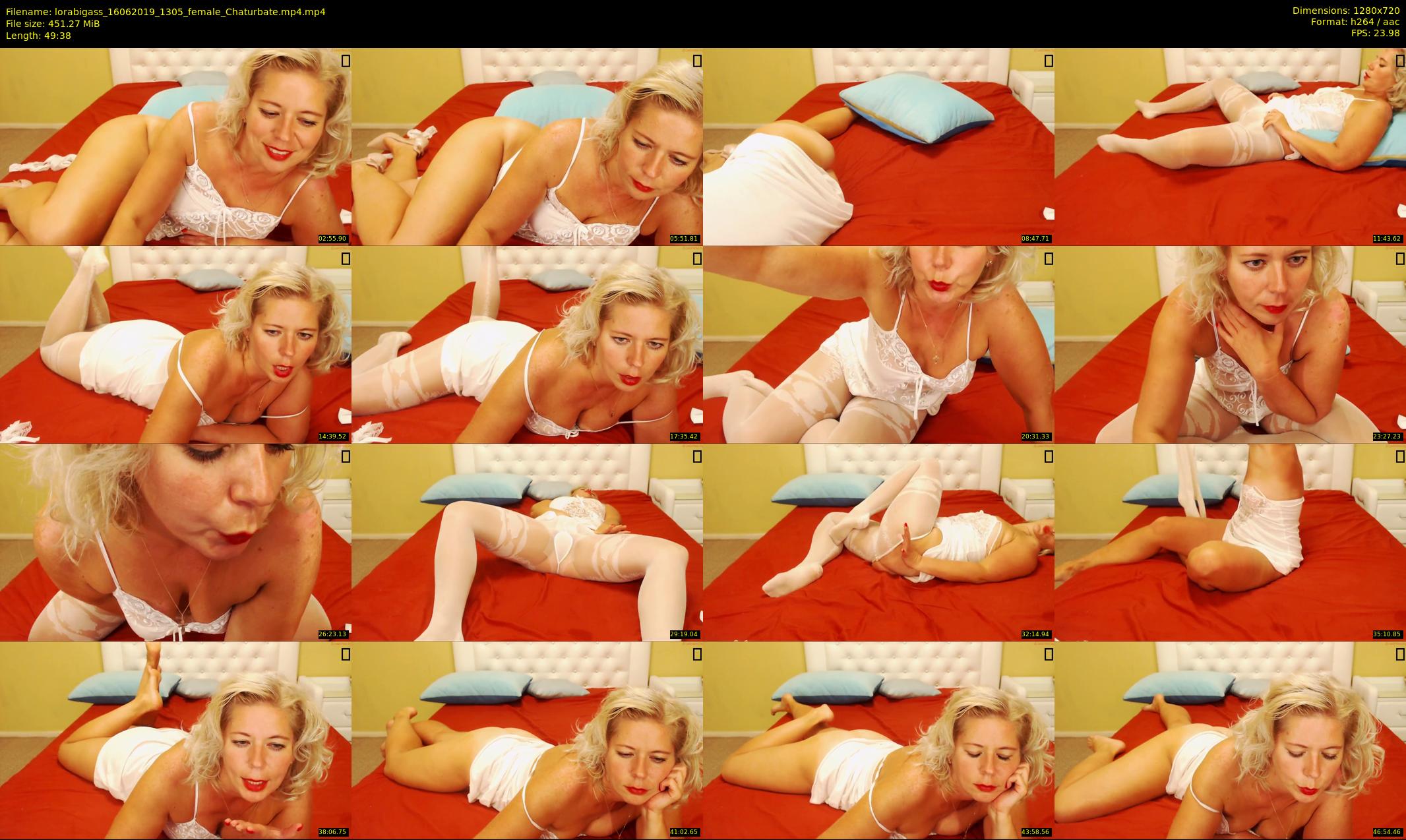 lorabigass — 50 minute Chaturbate female cam show recording, 720p, Jun 16, 2019