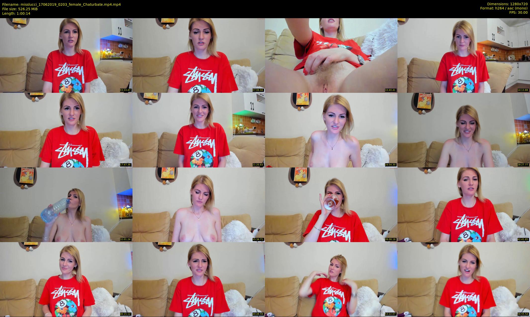 misslucci — 61 minute Chaturbate female cam show recording, 720p, Jun 17, 2019
