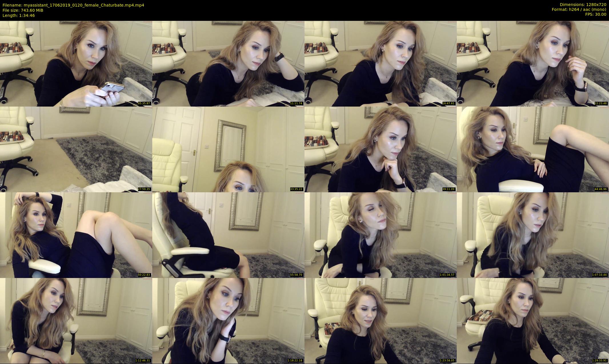 myassistant — 95 minute Chaturbate female cam show recording, 720p, Jun 17, 2019