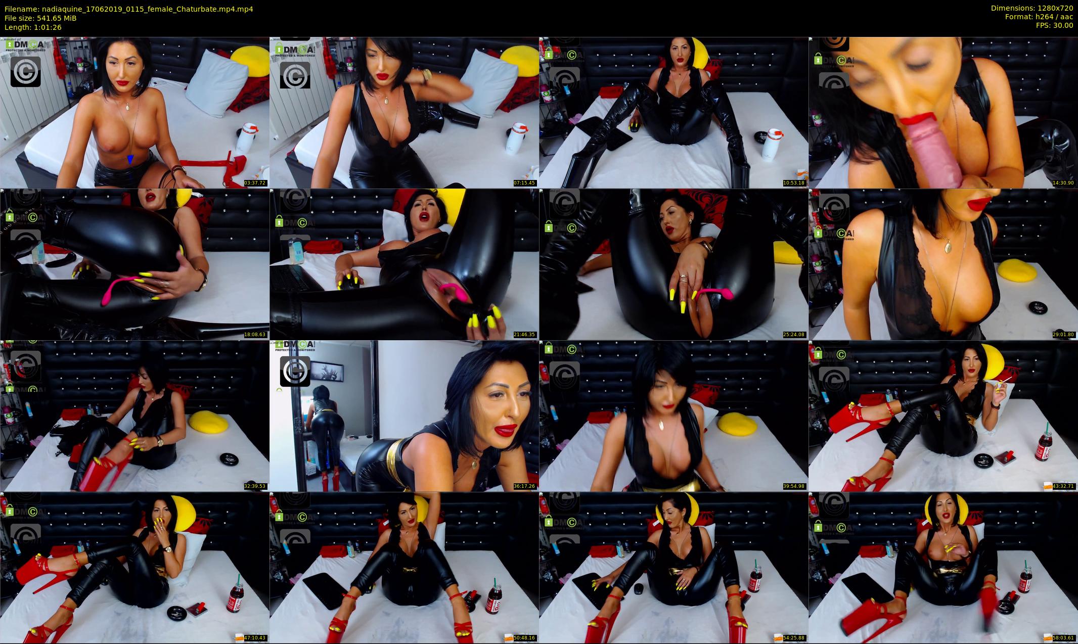 nadiaquine — 62 minute Chaturbate female cam show recording, 720p, Jun 17, 2019