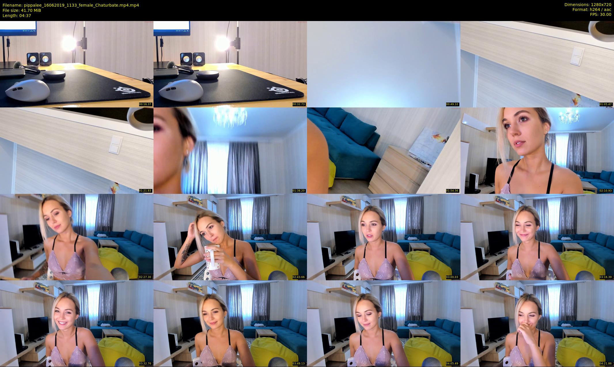 pippalee — 5 minute Chaturbate female cam show recording, 720p, Jun 16, 2019