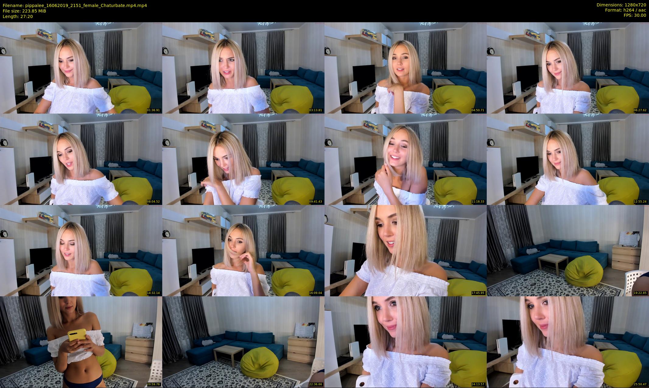 pippalee — 28 minute Chaturbate female cam show recording, 720p, Jun 16, 2019