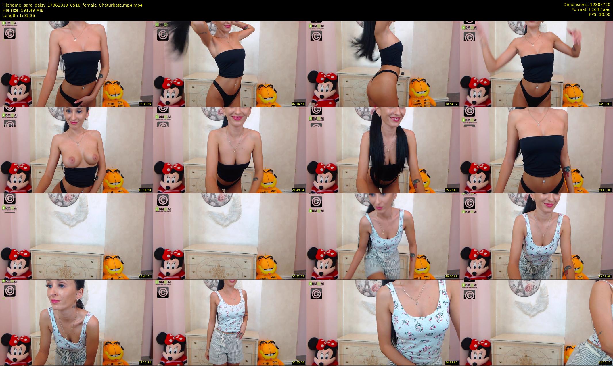 sara_daisy — 62 minute Chaturbate female cam show recording, 720p, Jun 17, 2019