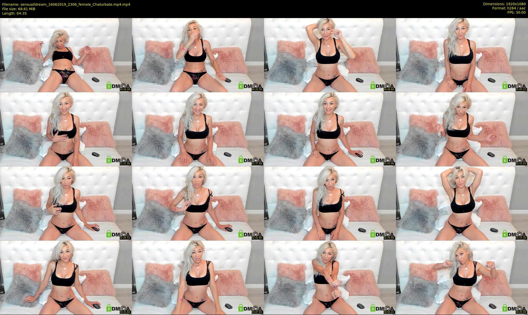 sensualldream — 5 minute Chaturbate female cam show recording, 1080p, Jun 16, 2019