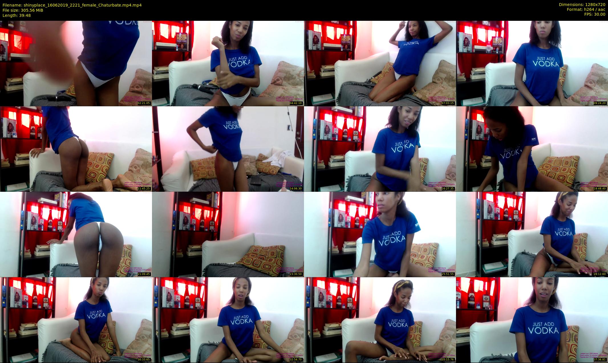 shinyplace — 40 minute Chaturbate couple cam show recording, 720p, Jun 16, 2019