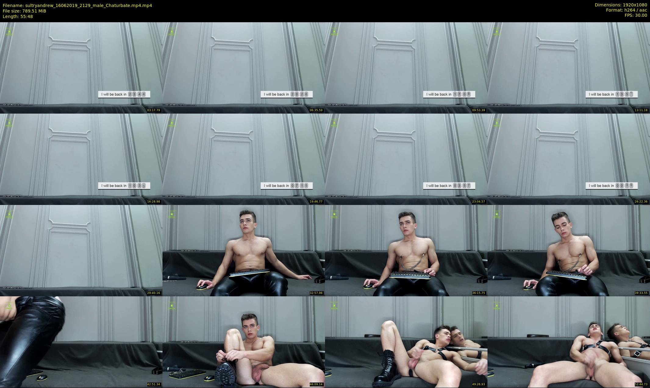sultryandrew — 56 minute Chaturbate male cam show recording, 1080p, Jun 16, 2019
