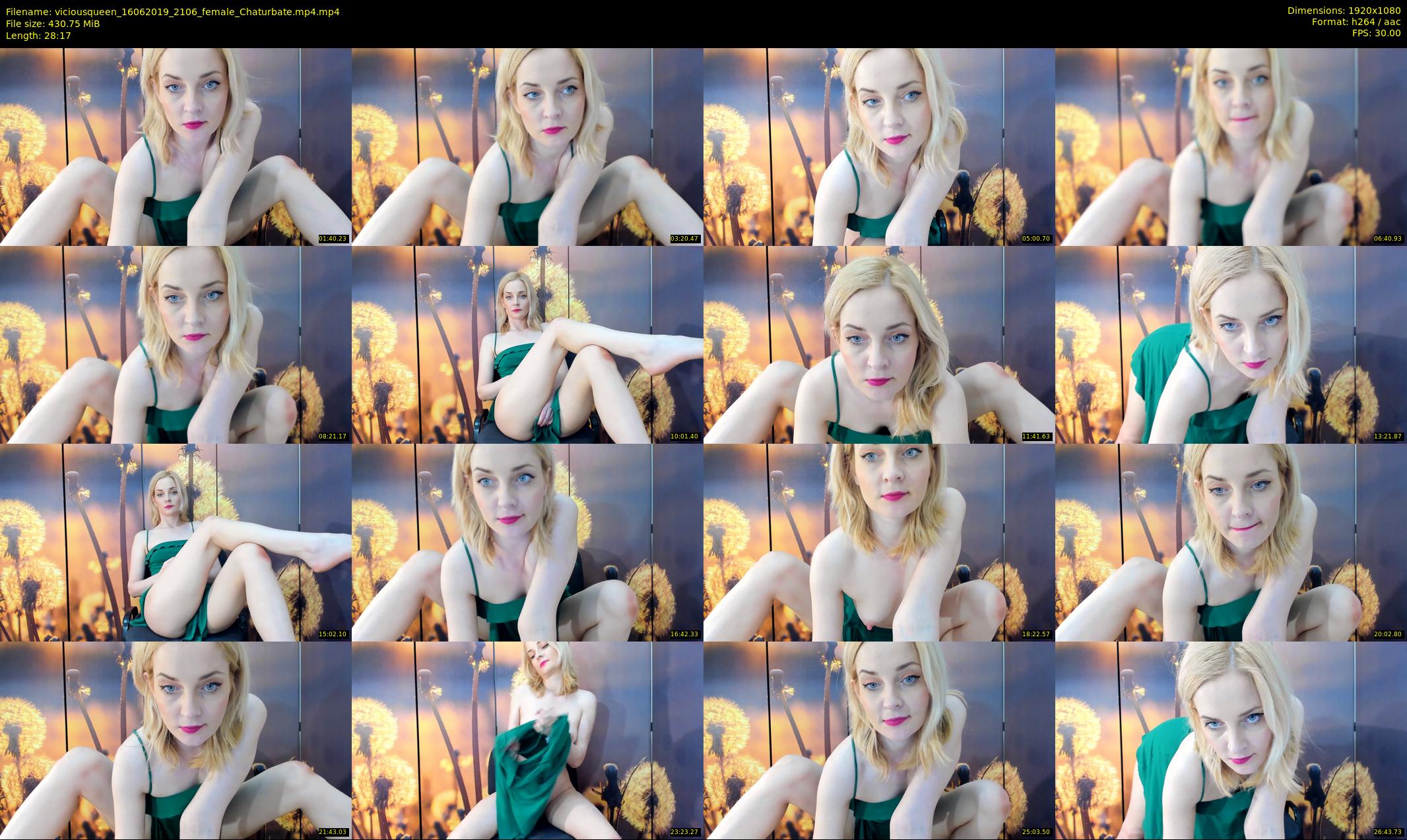viciousqueen — 29 minute Chaturbate female cam show recording, 1080p, Jun 16, 2019