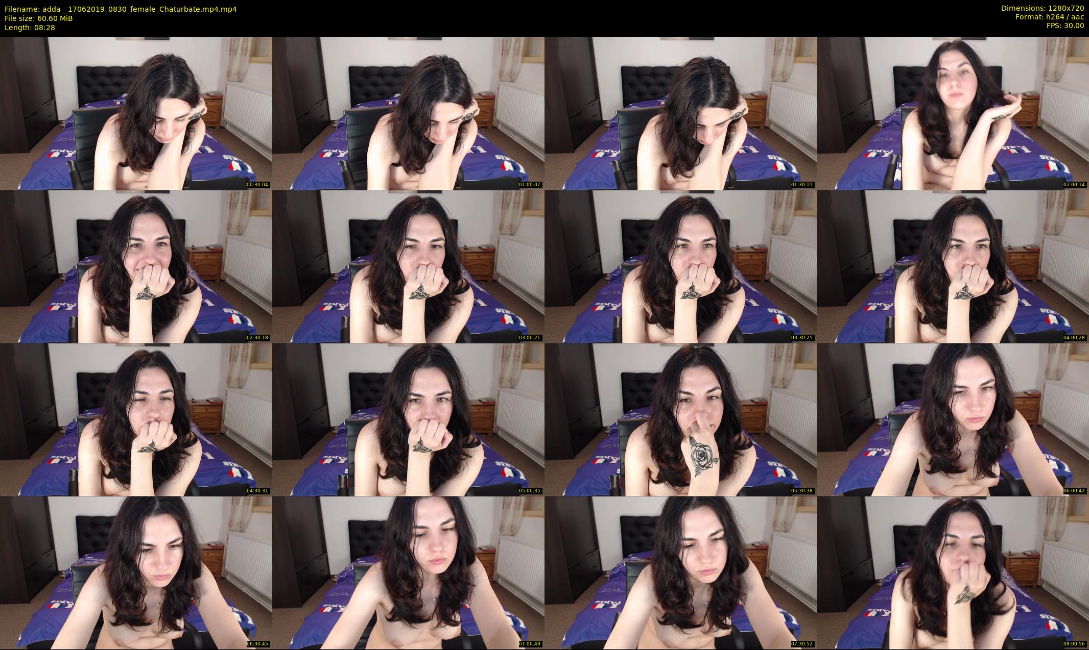 adda_ — 9 minute Chaturbate female cam show recording, 720p, Jun 17, 2019