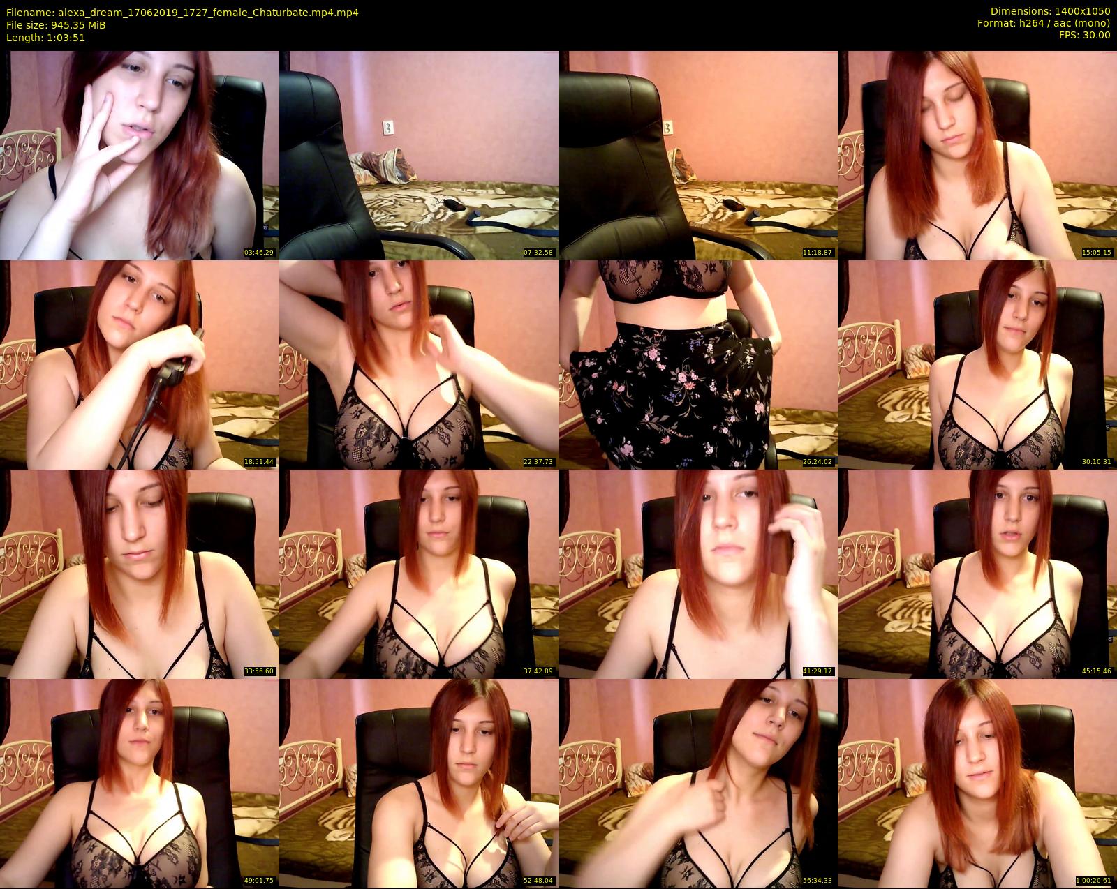alexa_dream — 64 minute Chaturbate female cam show recording, 720p, Jun 17, 2019