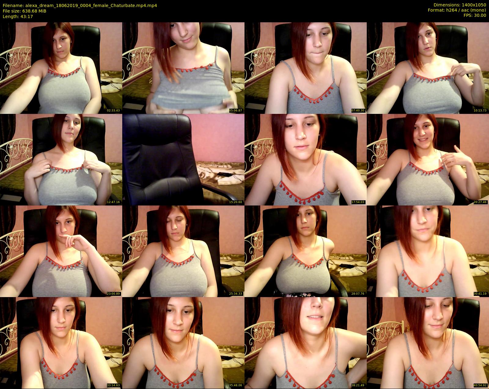 alexa_dream — 44 minute Chaturbate female cam show recording, 720p, Jun 18, 2019