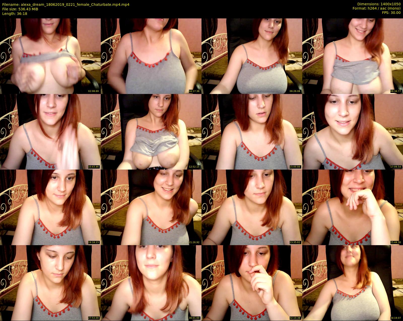 alexa_dream — 37 minute Chaturbate female cam show recording, 720p, Jun 18, 2019