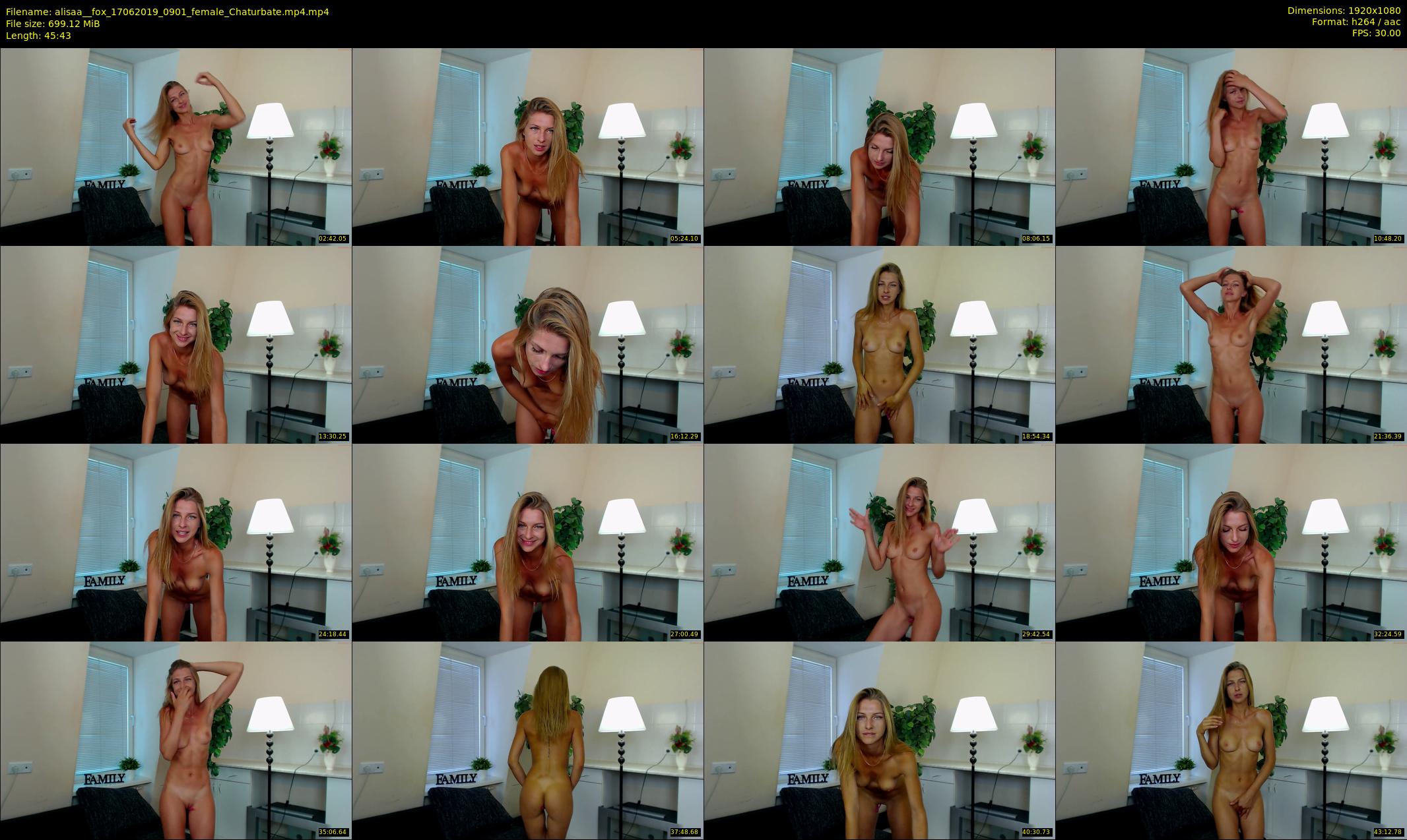 alisaa__fox — 46 minute Chaturbate female cam show recording, 1080p, Jun 17, 2019
