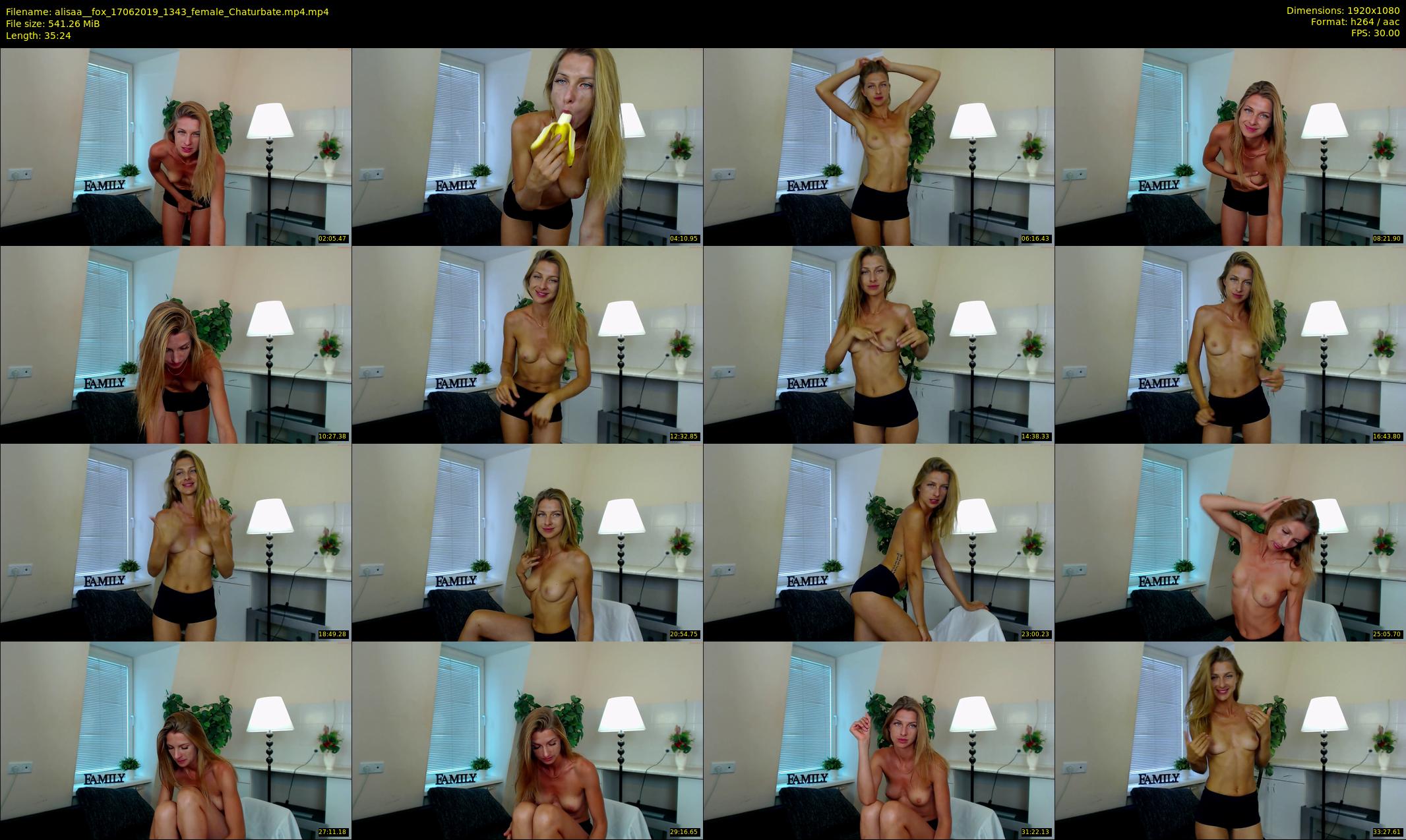 alisaa__fox — 36 minute Chaturbate female cam show recording, 1080p, Jun 17, 2019