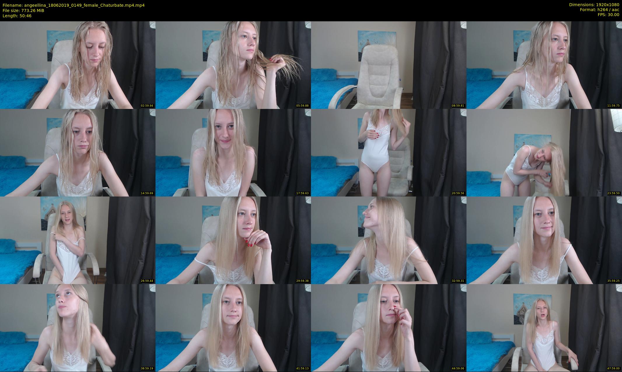 angeellina — 51 minute Chaturbate female cam show recording, 1080p, Jun 18, 2019