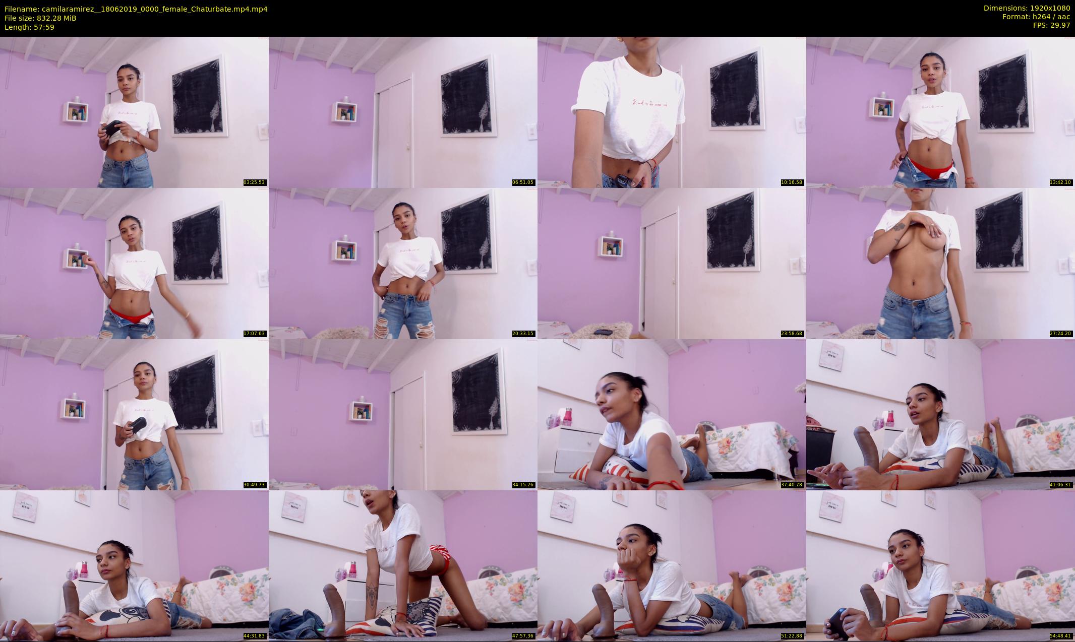 camilaramirez_ — 58 minute Chaturbate female cam show recording, 1080p, Jun 18, 2019